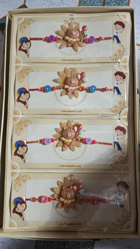 Cute Teddy Bear Rakhi