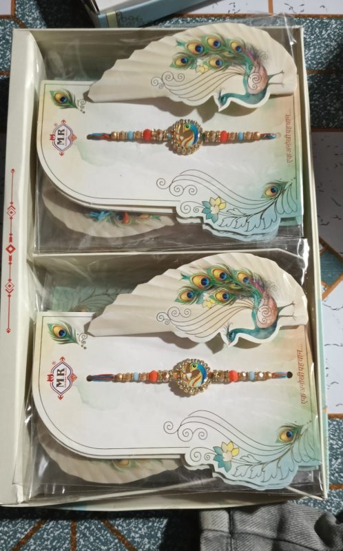 Designer Peacock Rakhi